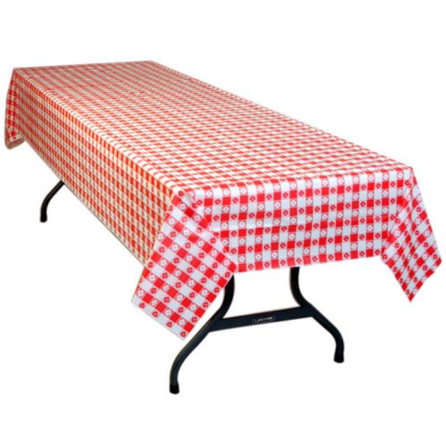 Rental store for Plastic Red   White Chk 54 X108 in Chicago IL