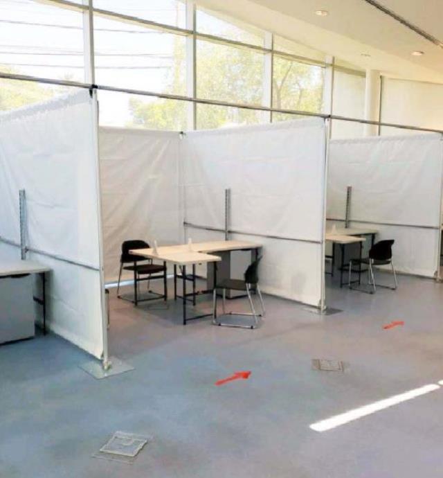 Rental store for 8 Hx10 W White Isolation Divider Wall in Chicago IL