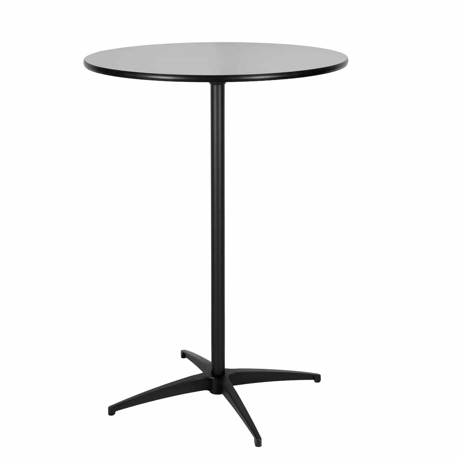 Rental store for Table, 30 Black Round. High Boy 42  Tall in Chicago IL