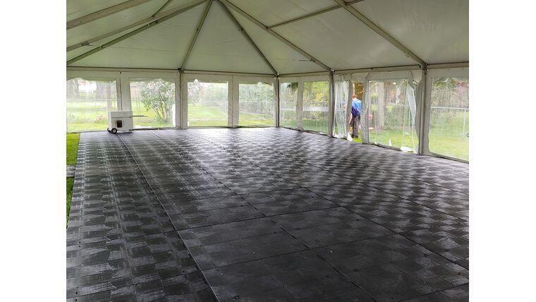 Rental store for Temporary Event Flooring - Black Dura-Tr in Chicago IL