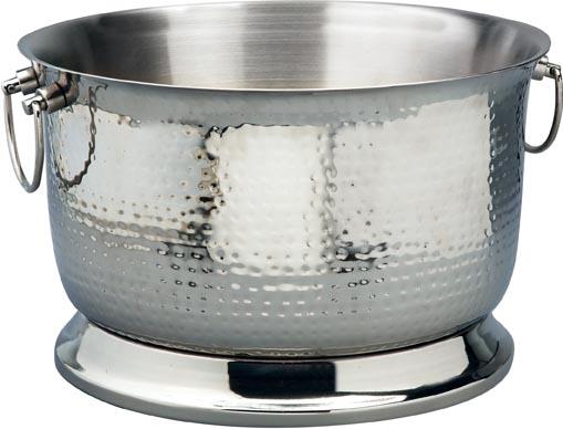 Rental store for Beverage Tub, Hammered SS 19 x11h in Chicago IL