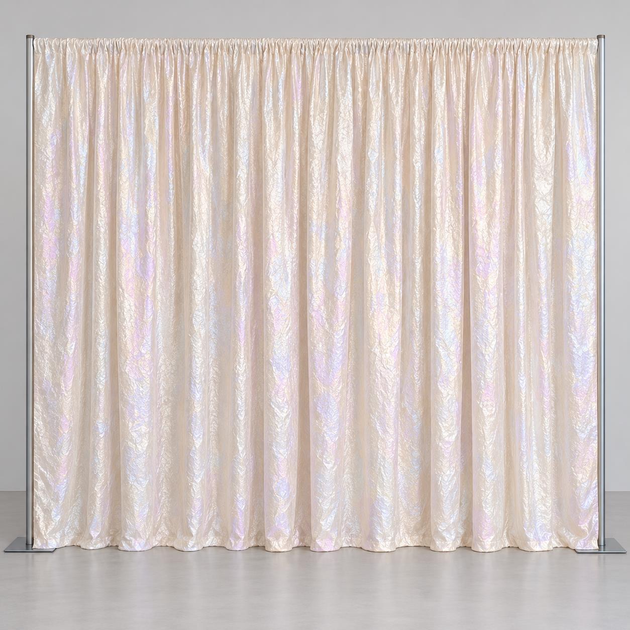 Rental store for Ivory Iridescent Drapery in Chicago IL